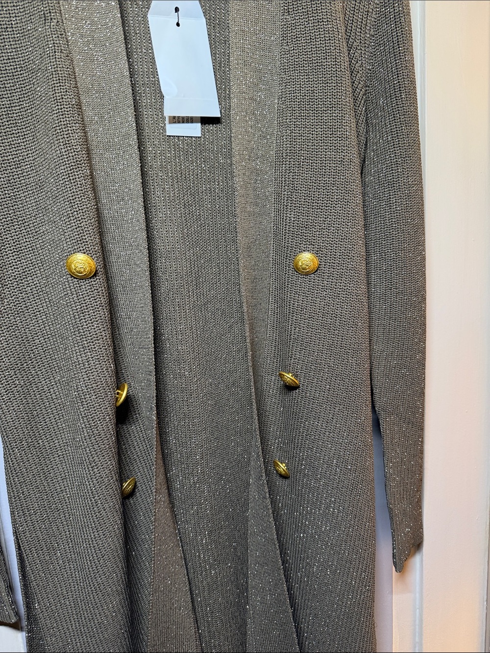 L'AGENCE Noe Double Breasted Cardigan NWT - Picture 8 of 12